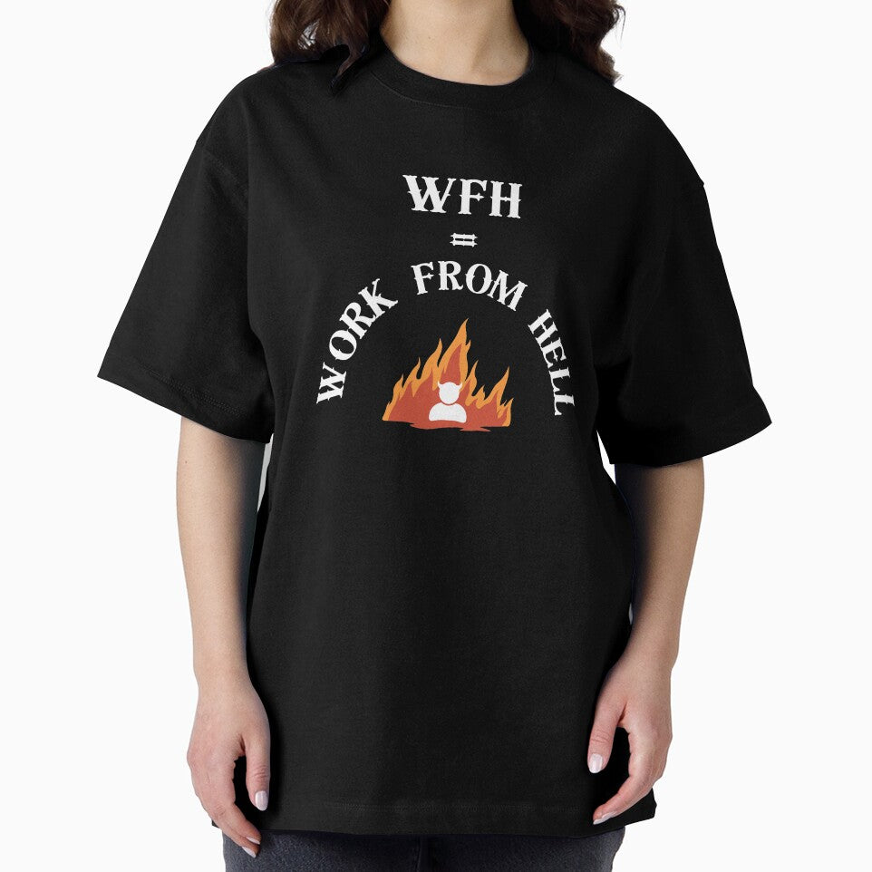 WFH - WORK FROM HELL by bas19101 T-Shirts, Hoodie, Sweatshirt | BlankRebels.com (Image 2)