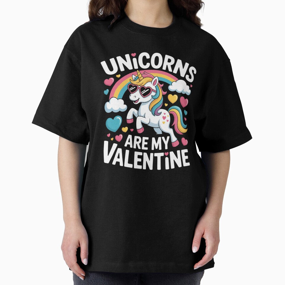 Unicorns Are My Valentine Girls Unicorn Valentines Day by yvonnickStore T-Shirts, Hoodie, Sweatshirt (Image 2)