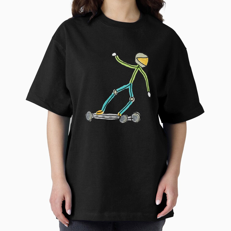 Esk8 Stickman by Mark-Ewbie T-Shirts, Hoodie, Sweatshirt | BlankRebels.com (Image 2)