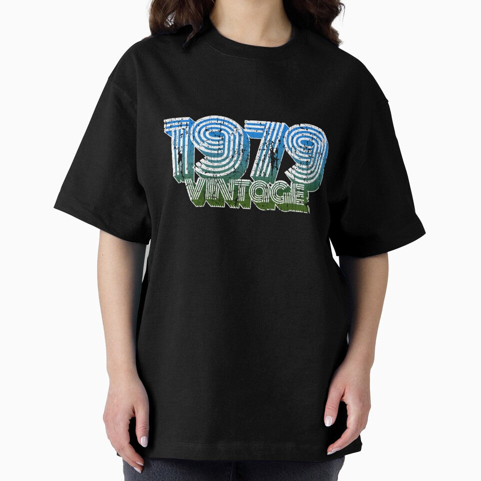 Vintage 70s 39th Birthday T Shirt Oldschool 1979 Mom Gift by roarr Hoodie, Sweatshirt | BlankRebels.com (Image 2)