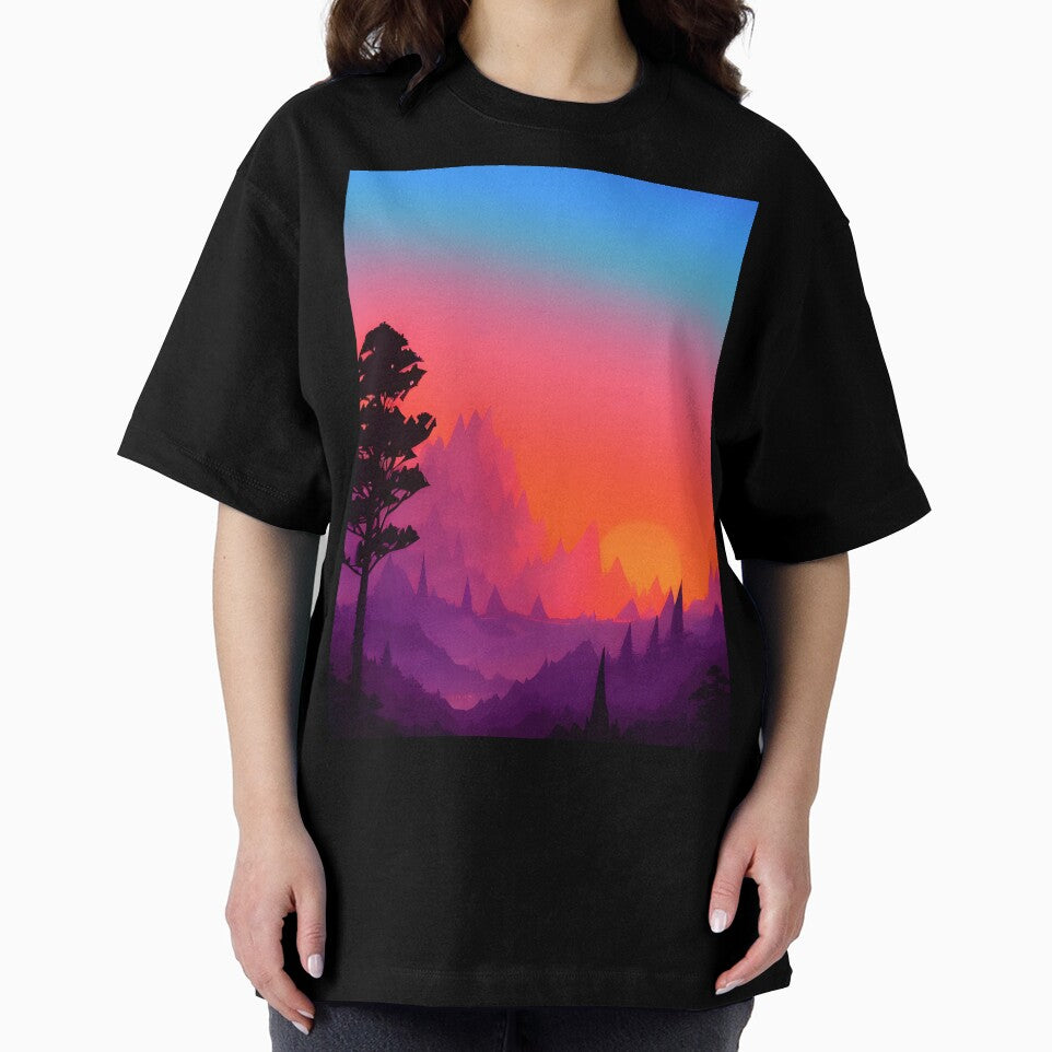 Minimalist Landscape Mountain Trees Prints: A Unique and Eye-catching Addition to Your Home by supeart... (Image 2)