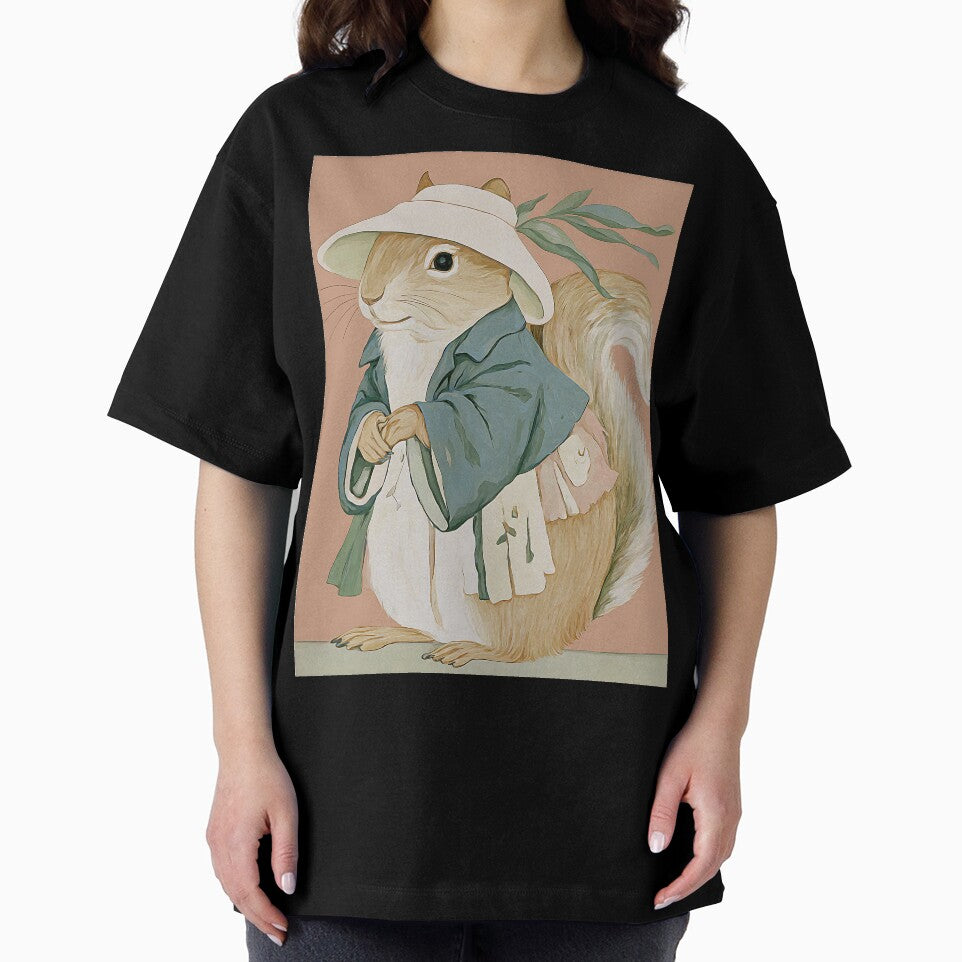 Whimsical Cottagecore Squirrel by bapupa T-Shirts, Hoodie, Sweatshirt | BlankRebels.com (Image 2)