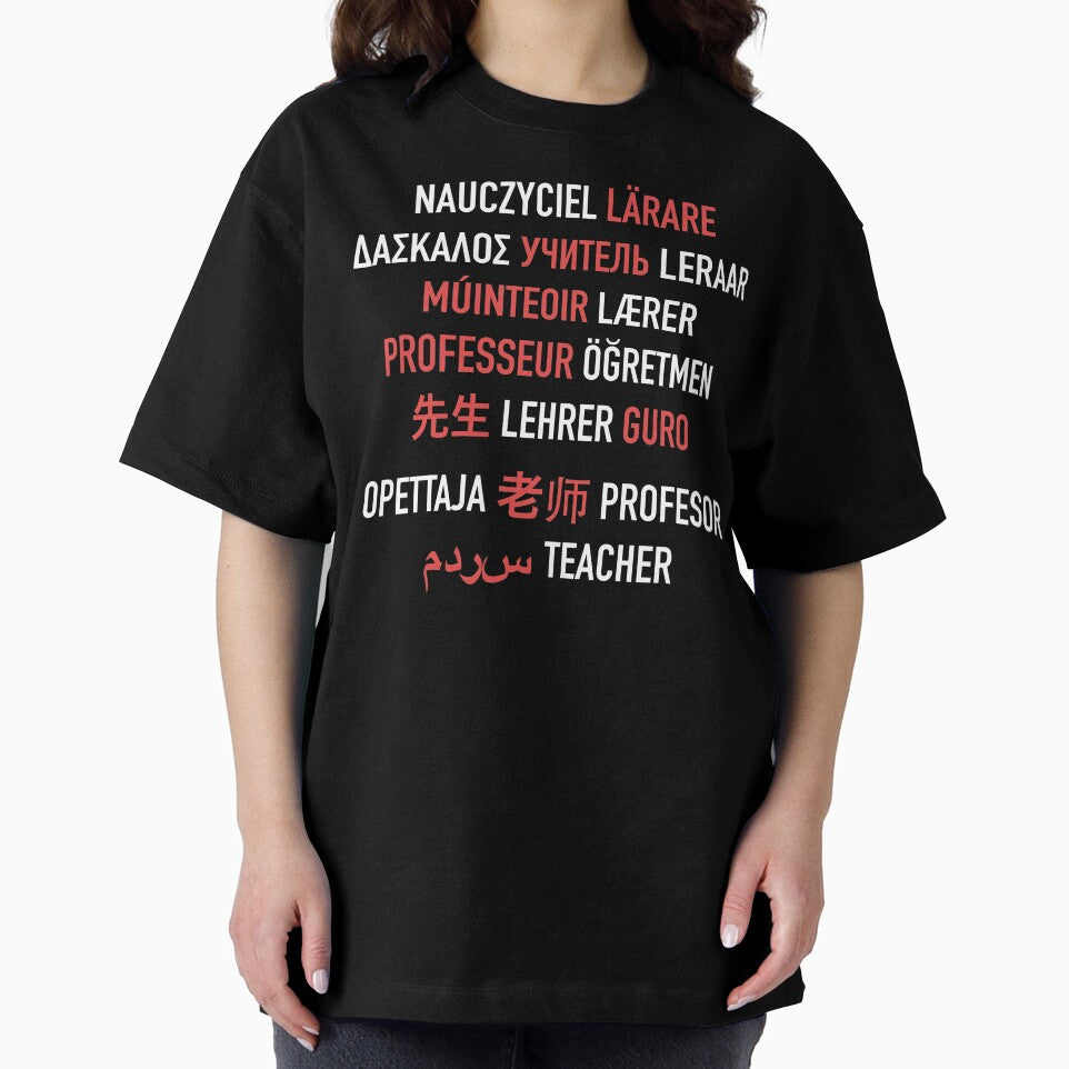 Teacher in Different Languages by isstgeschichte T-Shirts, Hoodie, Sweatshirt | BlankRebels.com (Image 2)