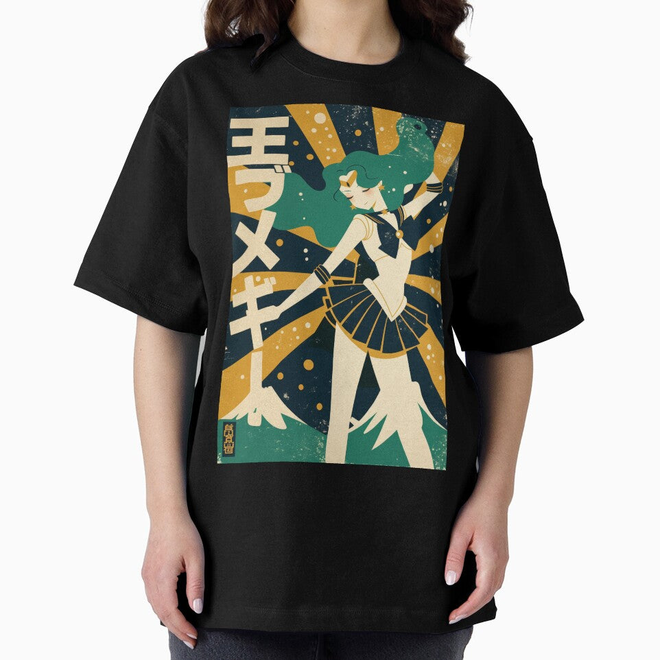 Sailor Neptune Bold Vintage Poster by AnimeArsenalPrints