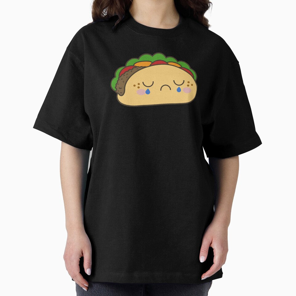 Sad Kawaii Taco by NIFE-FUN T-Shirts, Hoodie, Sweatshirt | BlankRebels.com (Image 2)