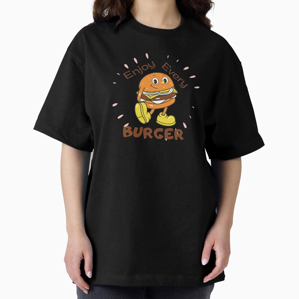 Enjoy every burger black text by wiggy38 T-Shirts, Hoodie, Sweatshirt | BlankRebels.com (Image 2)