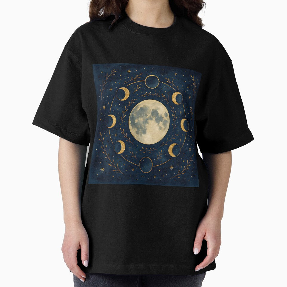 Mystic Moon Phase Cycle – Celestial Lunar Art by qfvnisfenj3 T-Shirts, Hoodie, Sweatshirt | BlankRebels.com (Image 2)
