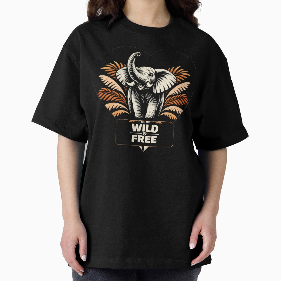 African Elephant Streetwear Art  Wild Freedom Spirit  Graphic by SavannaStrikes T-Shirts, Hoodie, Sweatshirt (Image 2)