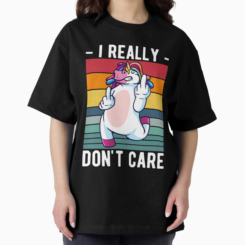 Bad Unicorn really dont care by HumbleShirt T-Shirts, Hoodie, Sweatshirt | BlankRebels.com (Image 2)