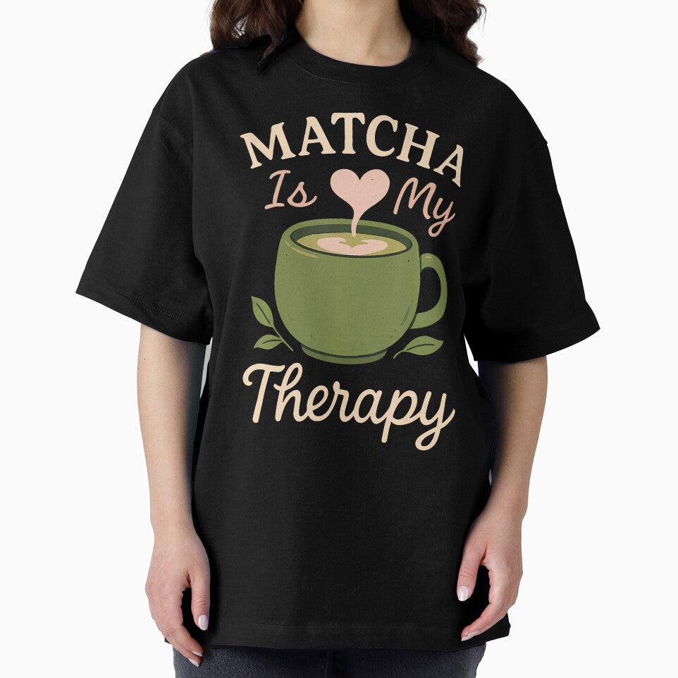 Matcha Aesthetic Latte Soft Girl Tea Over Coffee Oat Milk by SelmaBonnie T-Shirts, Hoodie, Sweatshirt (Image 2)