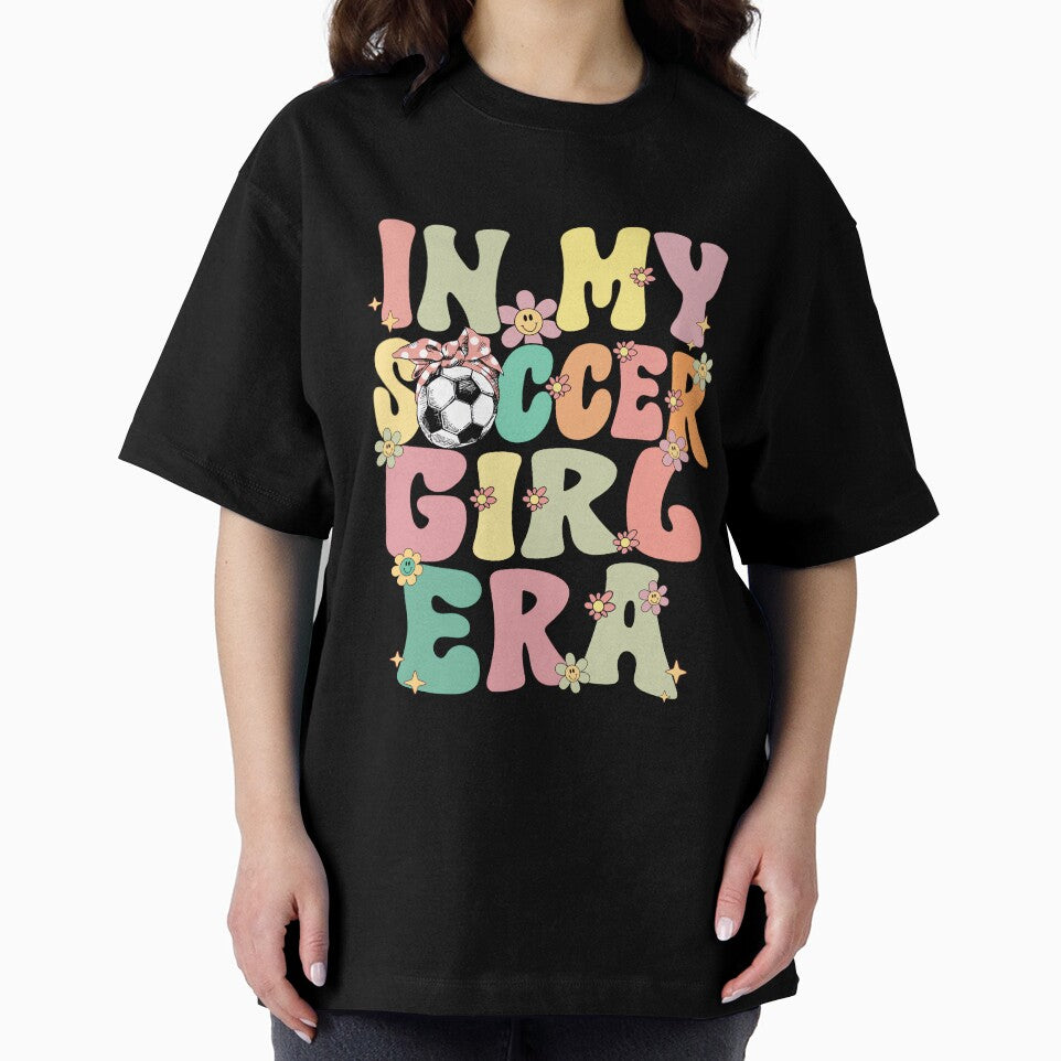 In My Soccer Girl Era Retro Groovy Soccer Girl Soccer Cute by HazelWCagle
