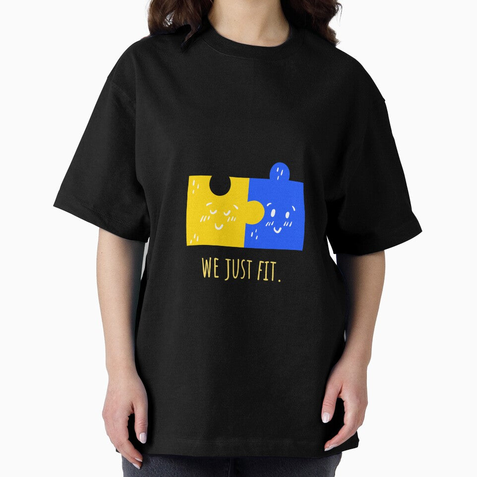 We Just Fit Funny Love Couple Puzzle T-Shirts, Hoodie, Sweatshirt