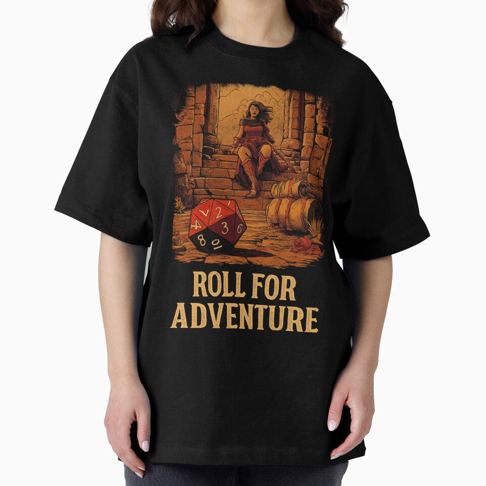 Roll for Adventure - Dungeons and Dragons by flintybaby T-Shirts, Hoodie, Sweatshirt | BlankRebels.com (Image 2)