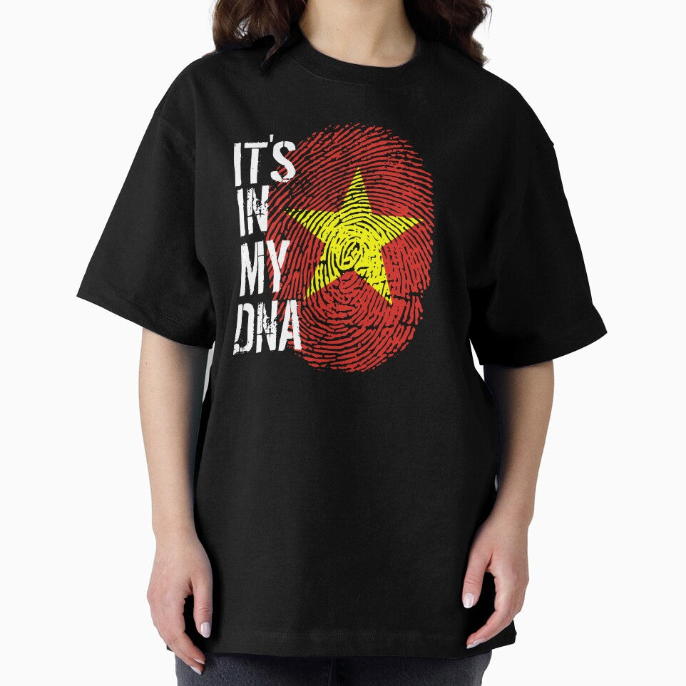 Vietnam Flag Fingerprint - It's in my DNA Vietnamese by PartyShirts1