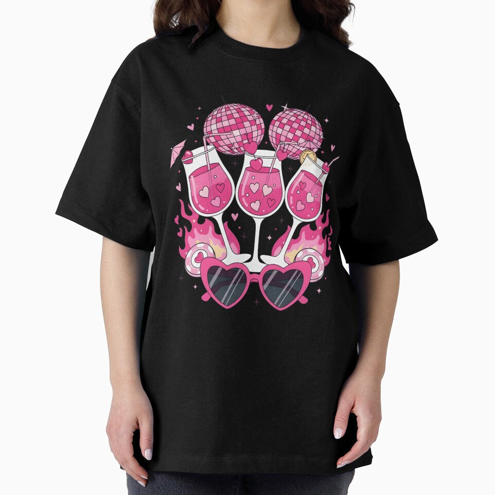 Valentine Disco Ball Valentines Vibes by KroghDs T-Shirts, Hoodie, Sweatshirt | BlankRebels.com (Image 2)
