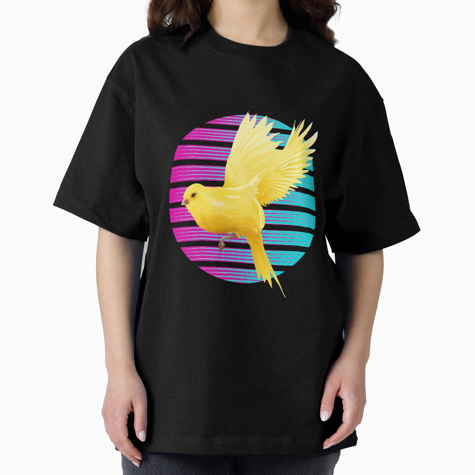 Vaporwave Canary Canary Bird Pet by NeverLoseSF T-Shirts, Hoodie, Sweatshirt | BlankRebels.com (Image 2)
