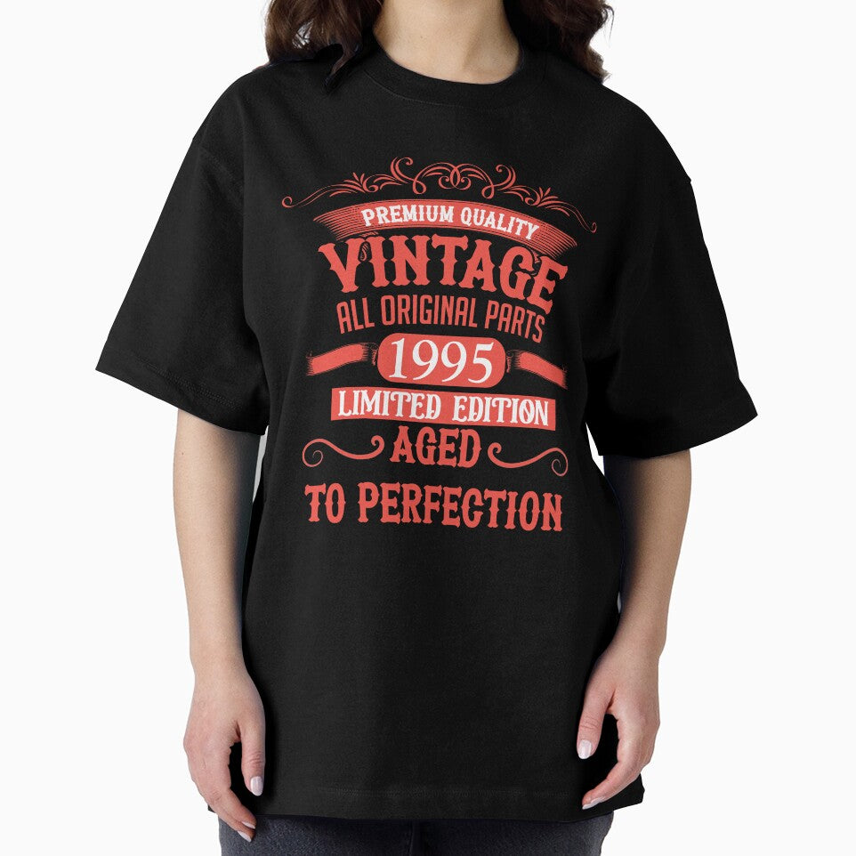 Born in 1995 vintage aged to perfection 30th birthday by Alexaltay T-Shirts, Hoodie, Sweatshirt | BlankRebels.com (Image 2)