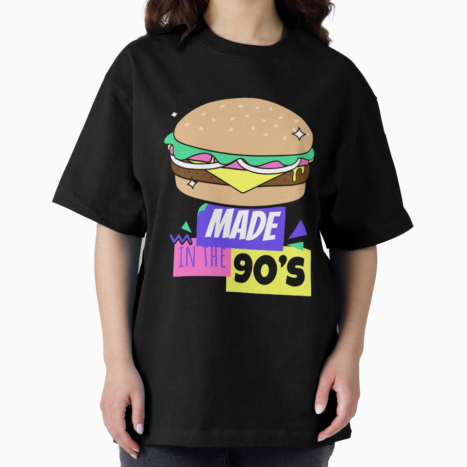 Made In the 90's -  Old School Burger Design - by onjcdesign T-Shirts, Hoodie, Sweatshirt | BlankRebels.com (Image 2)