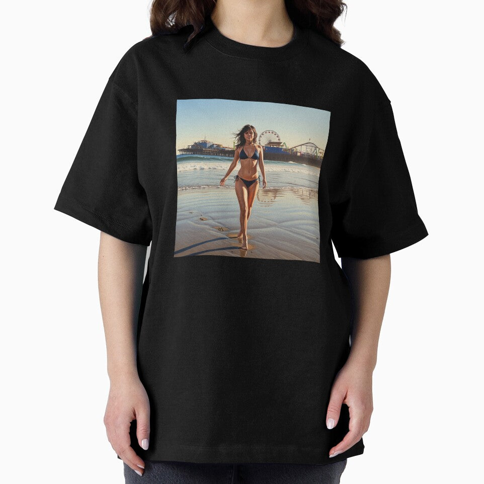 Santa Monica beach walk by Gene Arts T-Shirts, Hoodie, Sweatshirt | BlankRebels.com (Image 2)