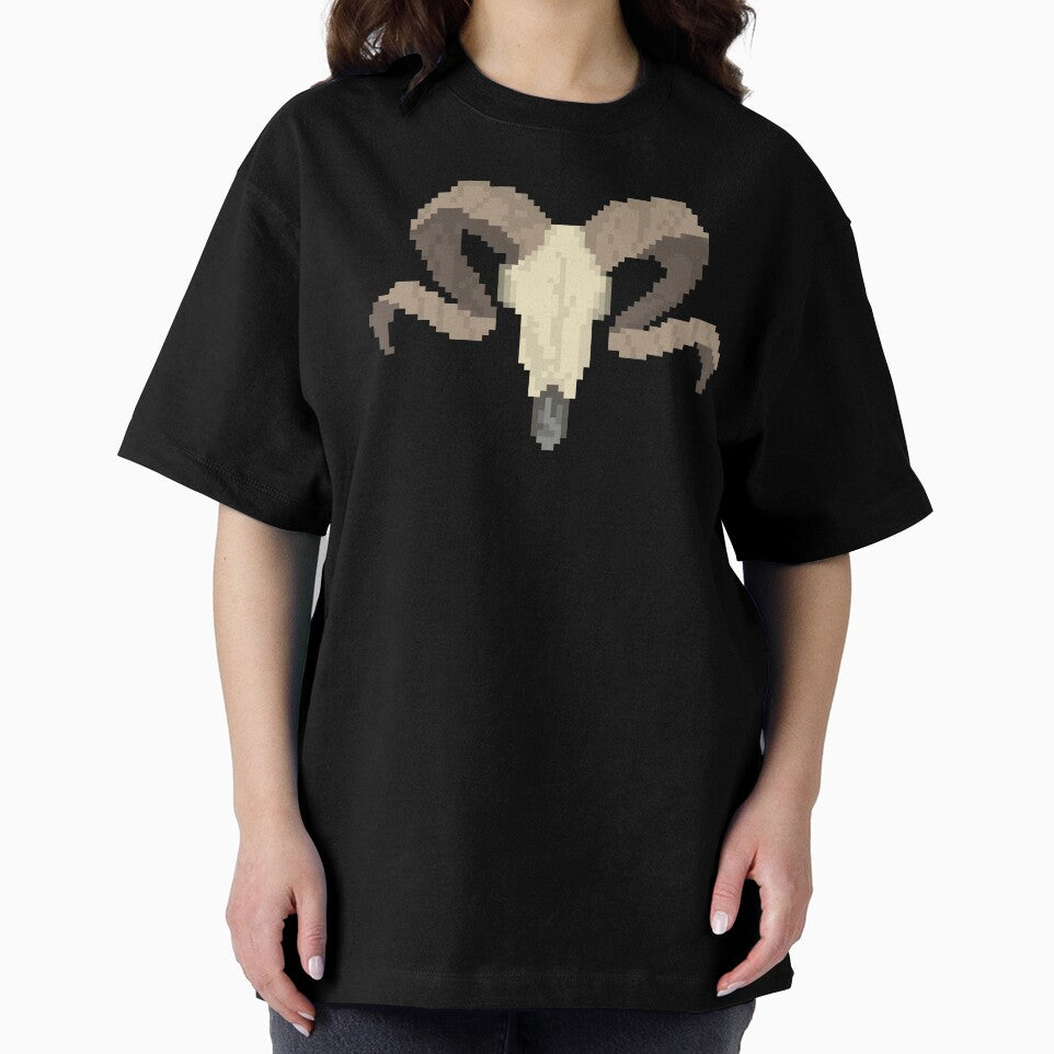 pixel art goat skull by NizDseigne T-Shirts, Hoodie, Sweatshirt | BlankRebels.com (Image 2)