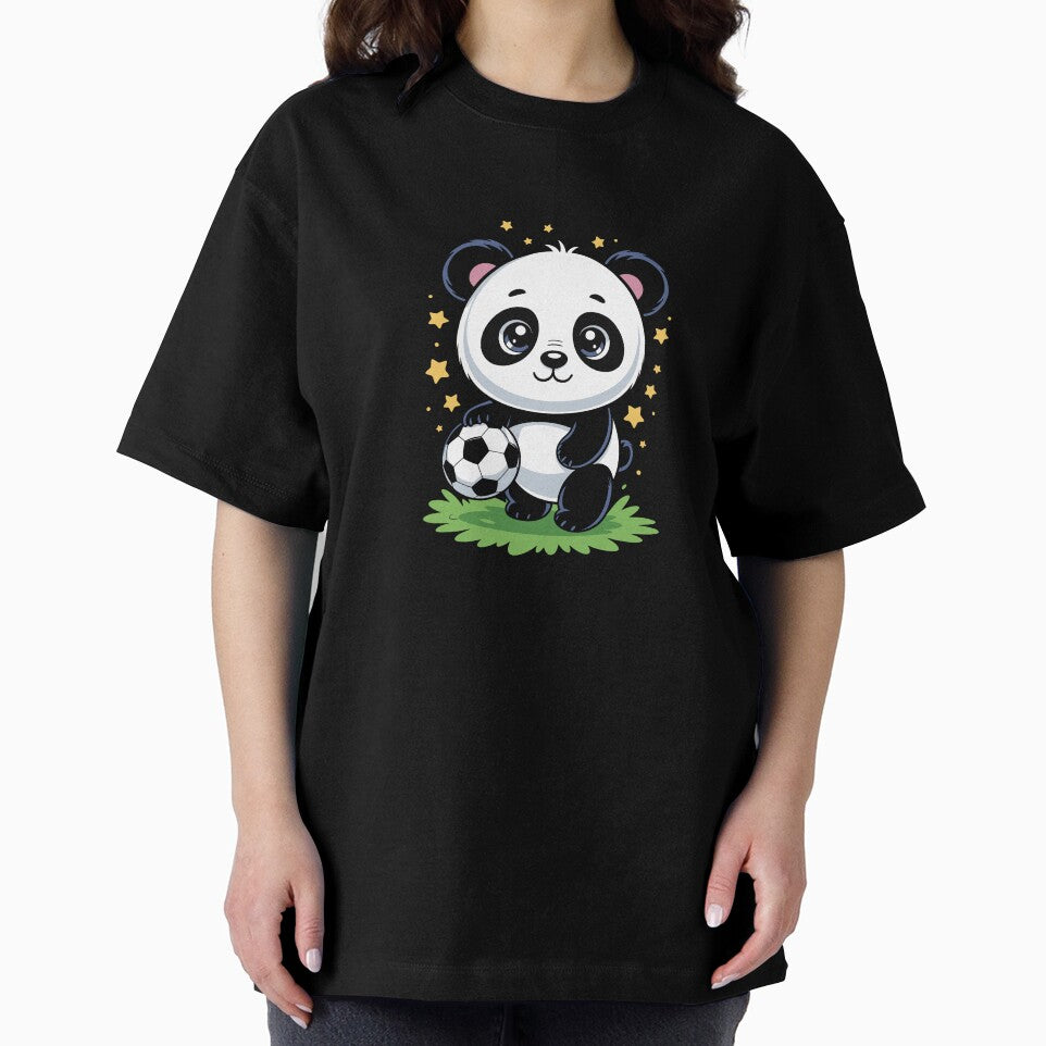 Panda Holding Soccer Ball by jkrphoto