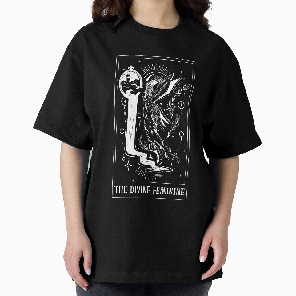 Awesome The Devine Feminine Tarot Card Tarot Cartomancy Fan by Nessshirts T-Shirts, Hoodie, Sweatshirt (Image 2)
