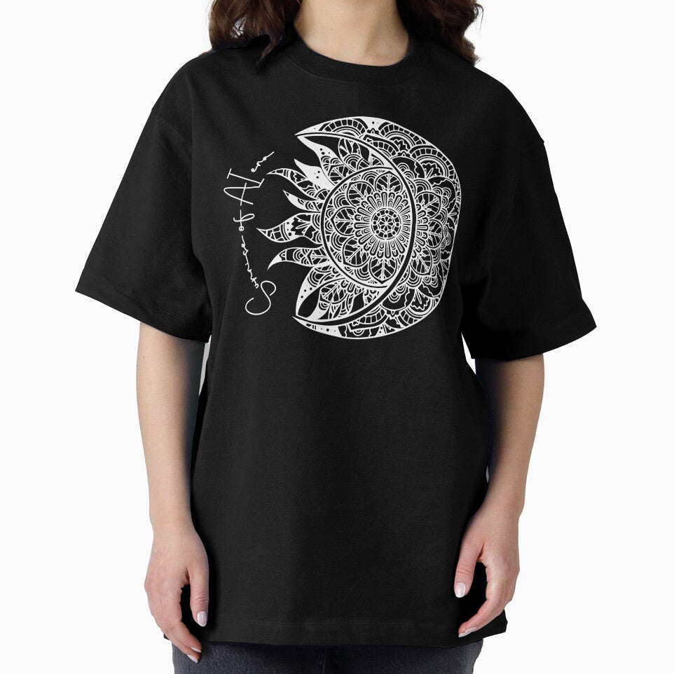 Cosmic Sun & Moon Tech Fusion Art by Doodle-Bloom T-Shirts, Hoodie, Sweatshirt | BlankRebels.com (Image 2)