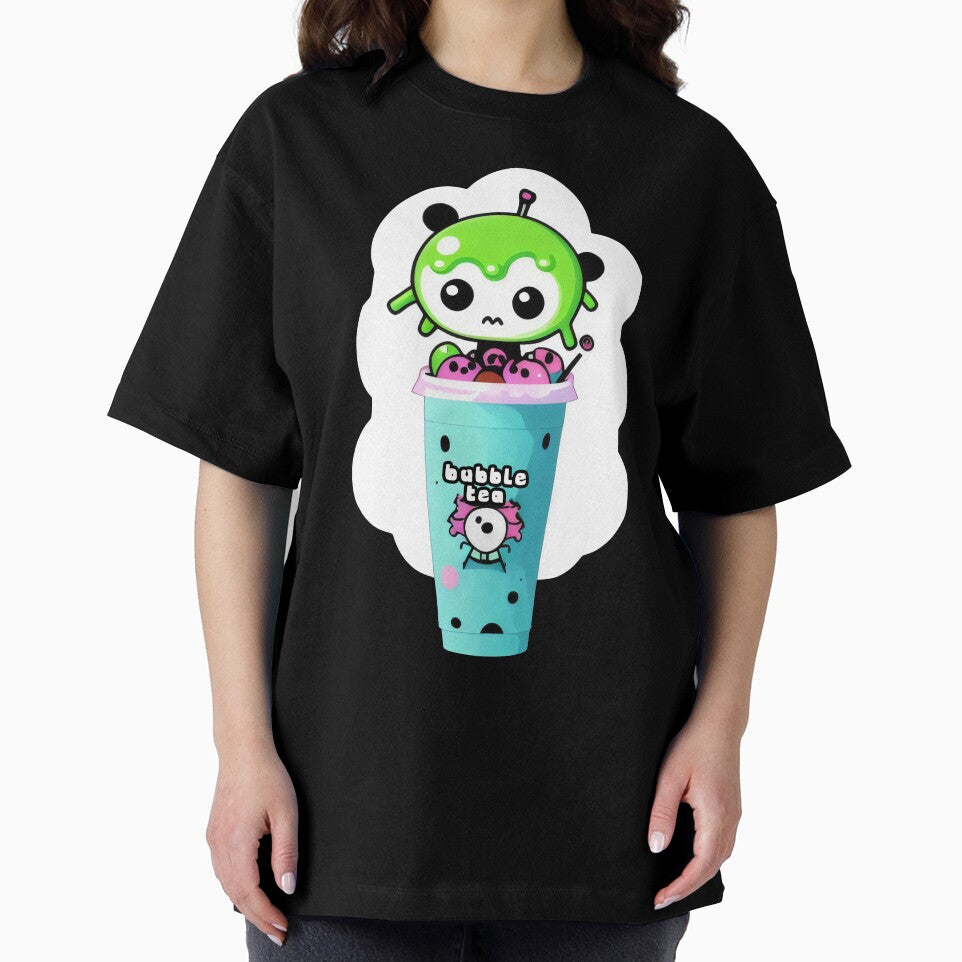 Bubble Tea – Cute Matcha Boba Art Print by Prime-Studio T-Shirts, Hoodie, Sweatshirt | BlankRebels.com (Image 2)