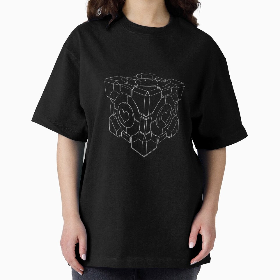 Companion Cube <3 -  Portal _ White Lines by 2B-Store