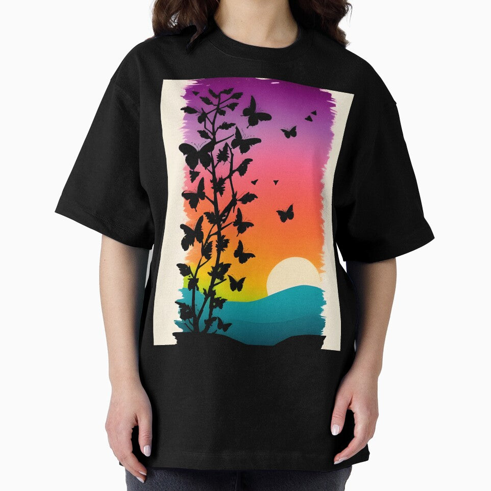 Add a Touch of Beauty to Your Life with Our Gorgeous Minimalist Butterfly Art Prints by supeart T-Shirts,... (Image 2)