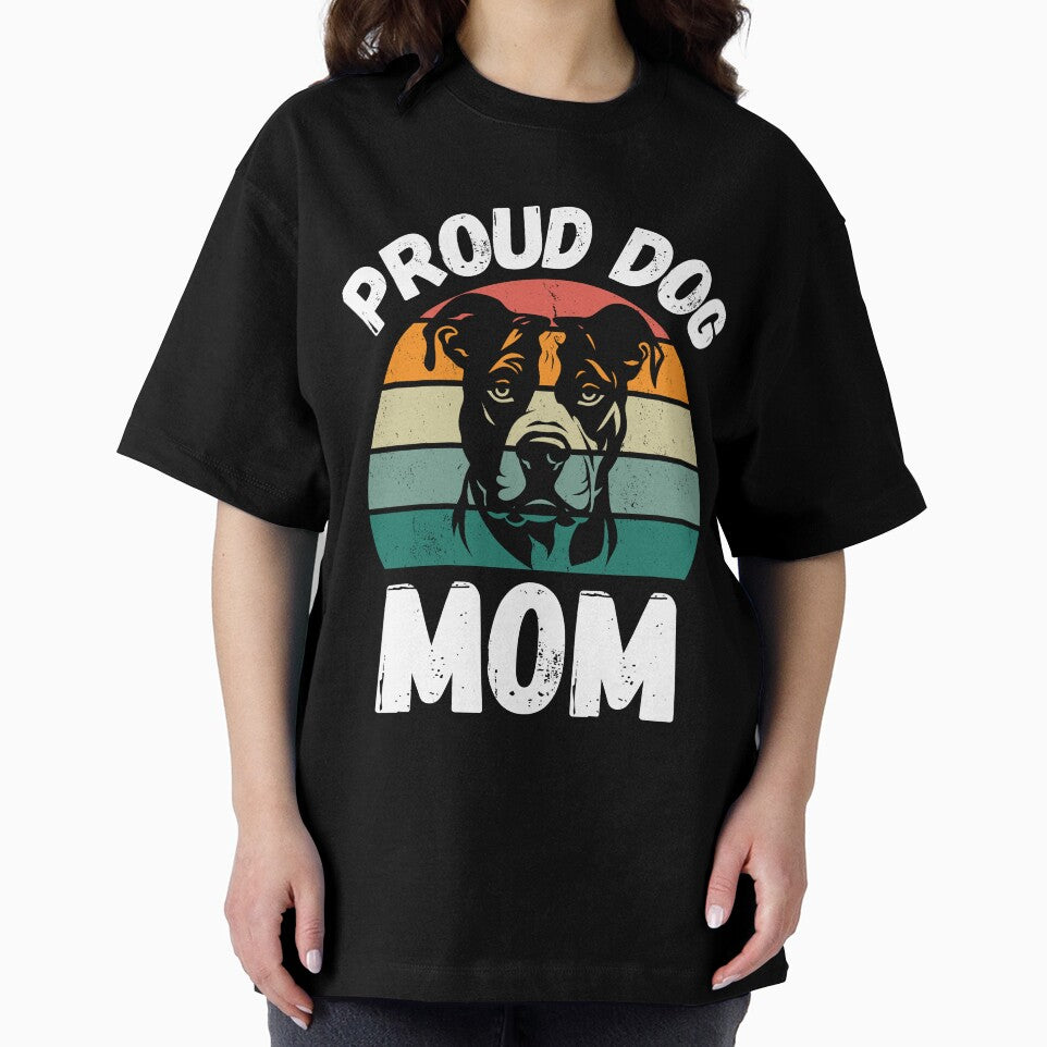 Proud Dog Mom, Vintage Style by RiffRaffGraffix T-Shirts, Hoodie, Sweatshirt | BlankRebels.com (Image 2)