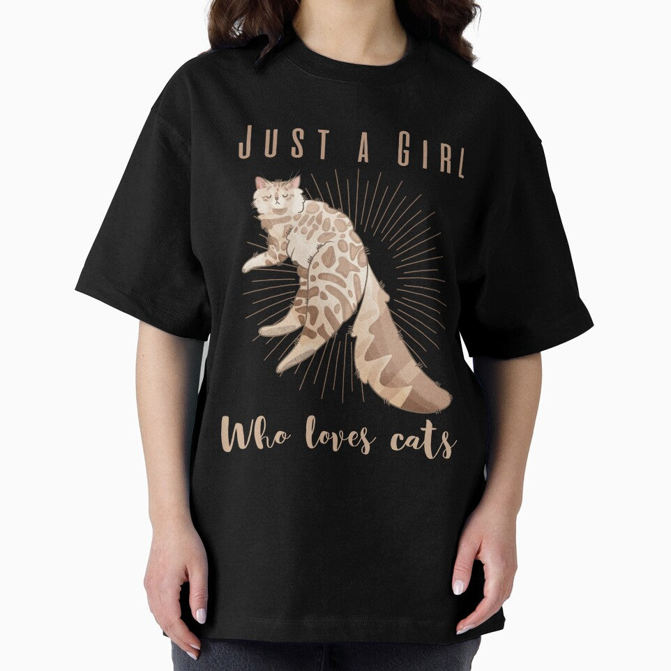Just a Girl Who Loves Cats - Cashmere Bengal Cat  - Cat Mom Gifts by FelineEmporium