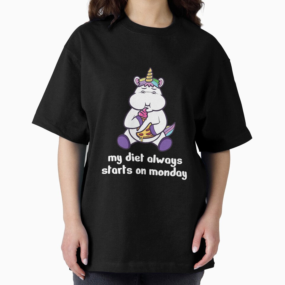 My Diet Always Starts On Monday by thailam4598 T-Shirts, Hoodie, Sweatshirt | BlankRebels.com (Image 2)
