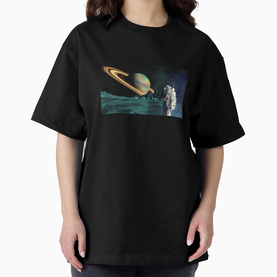 astronaut on Saturn by Haydar12B T-Shirts, Hoodie, Sweatshirt | BlankRebels.com (Image 2)