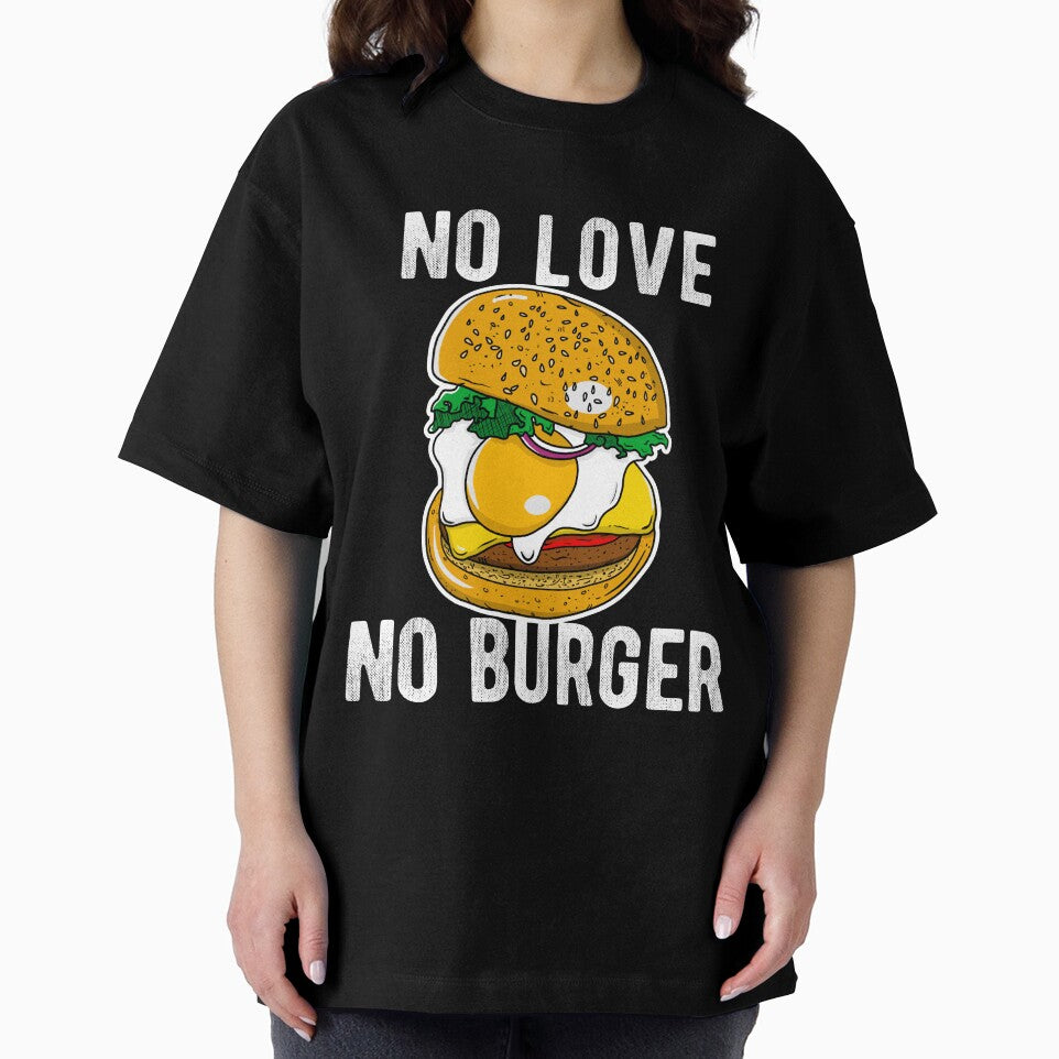 No Love No Burger by lemontee T-Shirts, Hoodie, Sweatshirt | BlankRebels.com (Image 2)