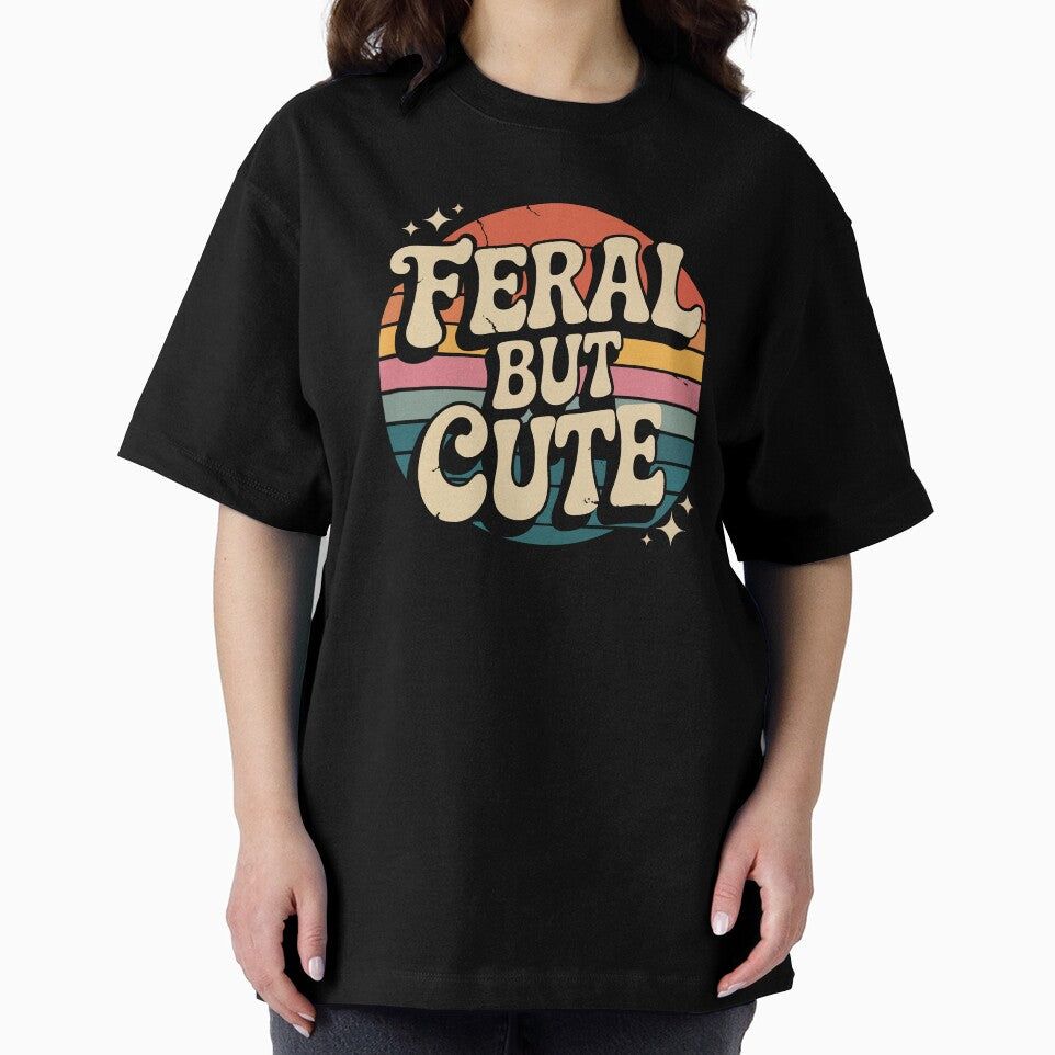 Feral But Cute by CraftyBloom T-Shirts, Hoodie, Sweatshirt | BlankRebels.com (Image 2)