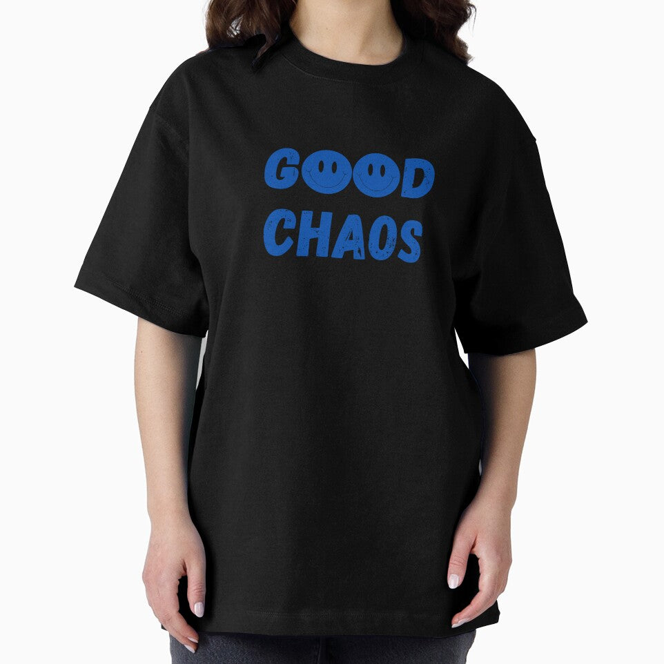 Good Chaos Typography Quote Design by Sabrienna.designs T-Shirts, Hoodie, Sweatshirt | BlankRebels.com (Image 2)
