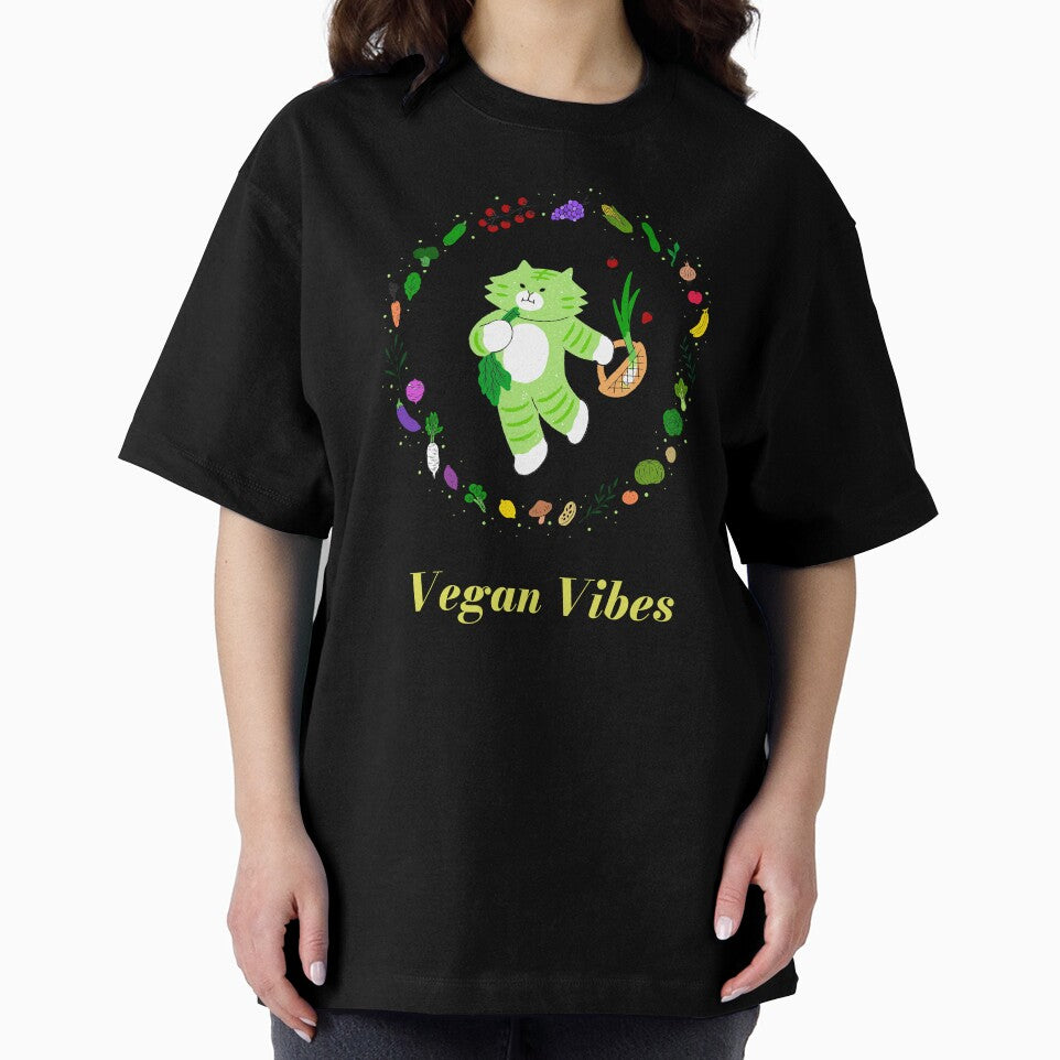 Vegan Vibes : Dudu the Vegan Cat by afternoon glow T-Shirts, Hoodie, Sweatshirt | BlankRebels.com (Image 2)