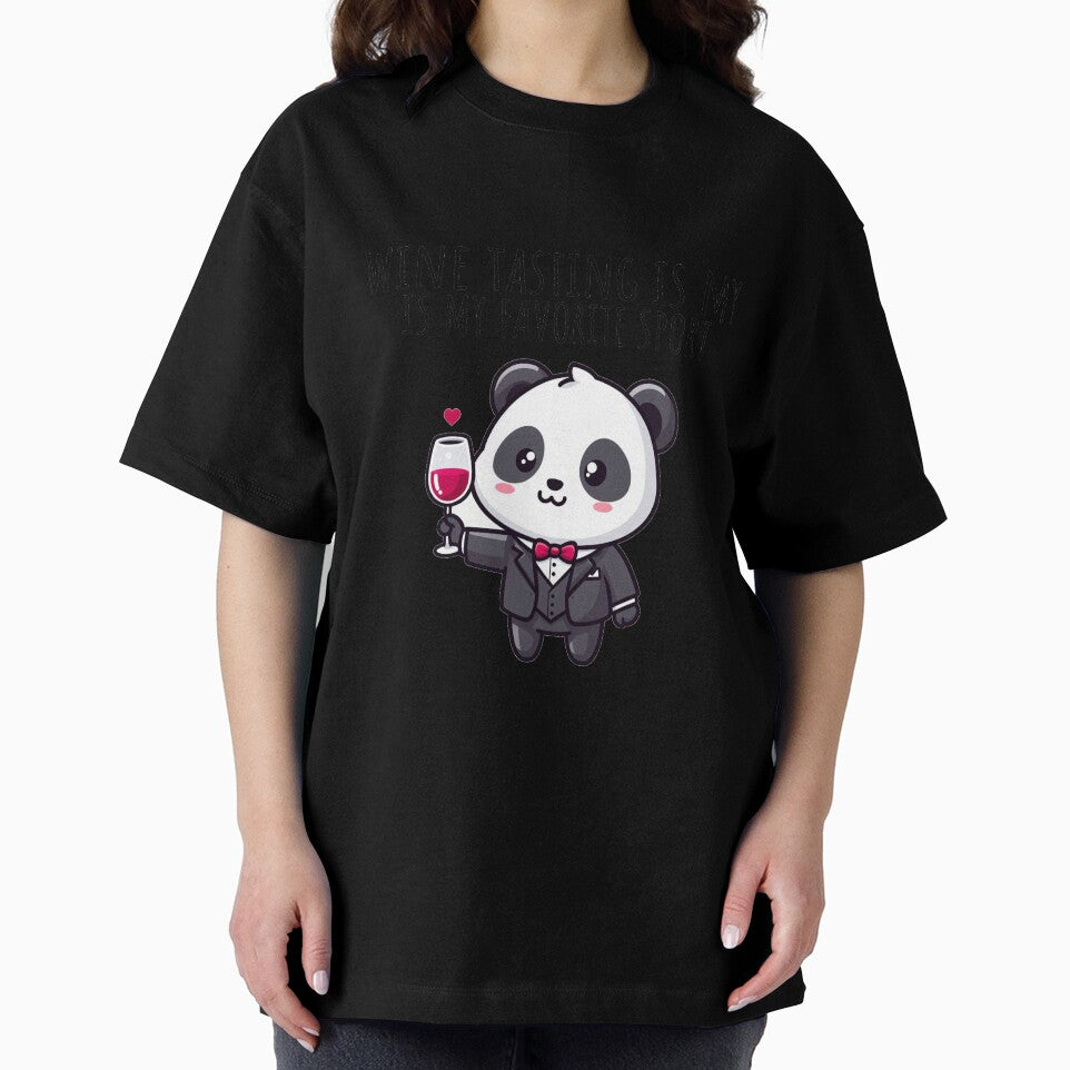Wine Tasting Panda by LemuellTrends