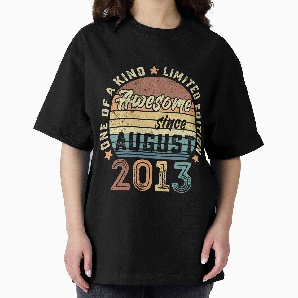 Awesome Since August 2013 9th Birthday Gift 9 Years Old Boy by timelymetaphor4 T-Shirts, Hoodie, Sweatshirt (Image 2)