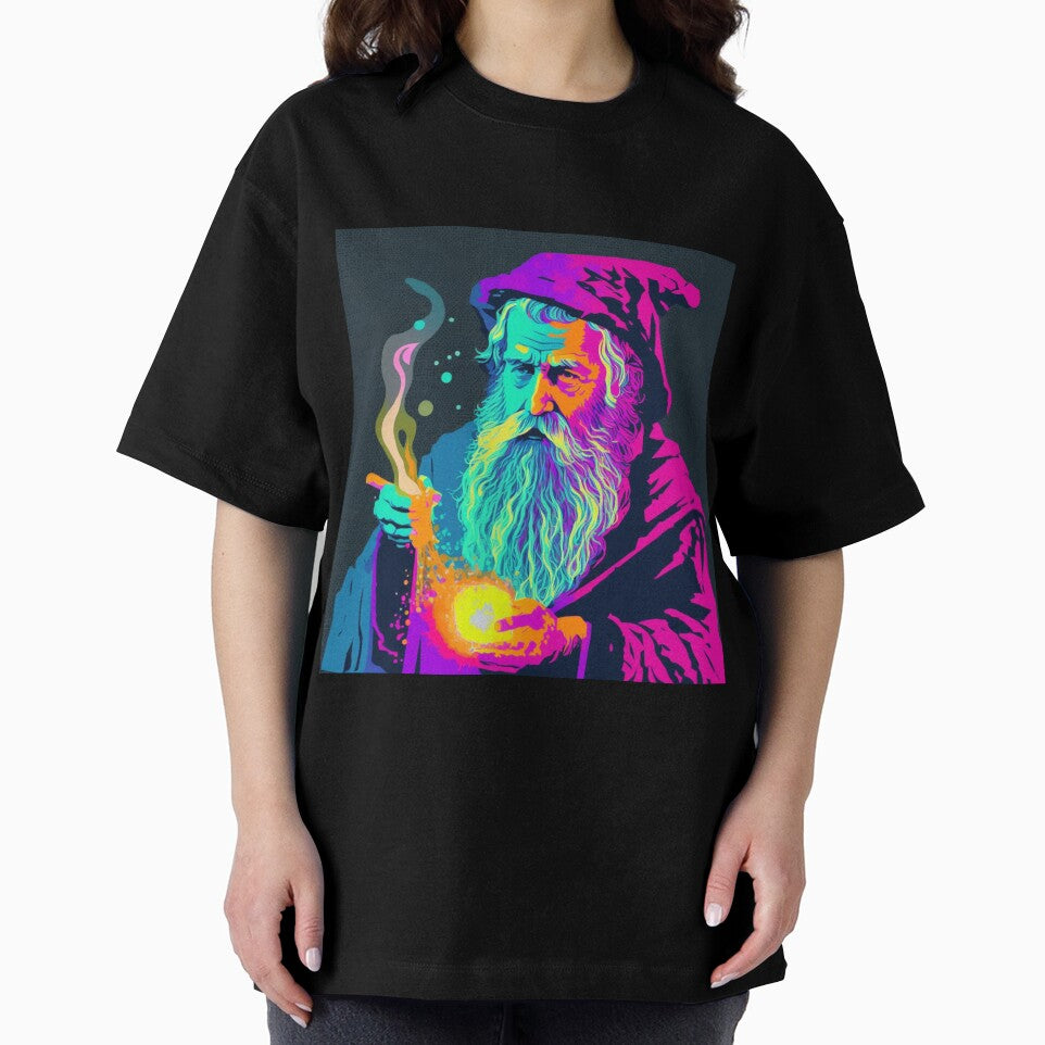 Wizard Casting a Spell Pop Art 3 by AstroRisq