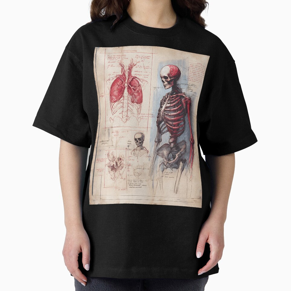 Dark Academia: Detailed Scientific Anatomical Diagram by bapupa T-Shirts, Hoodie, Sweatshirt | BlankRebels.com (Image 2)