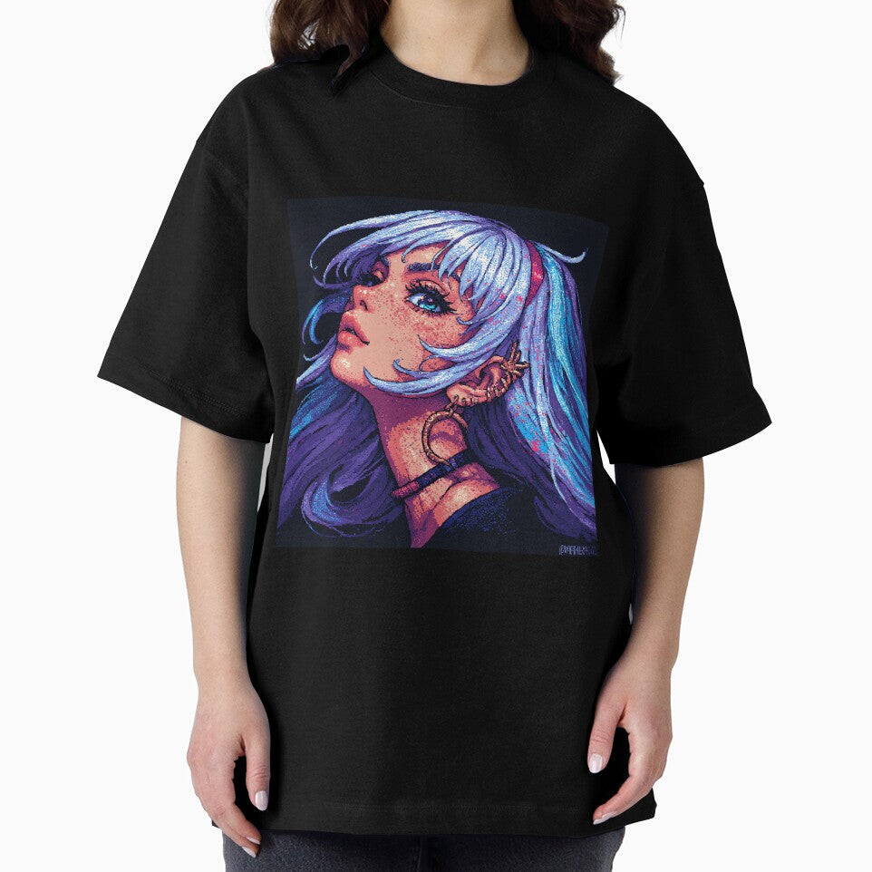 Retro cool Beautiful Girl colorful by jimcaza T-Shirts, Hoodie, Sweatshirt | BlankRebels.com (Image 2)