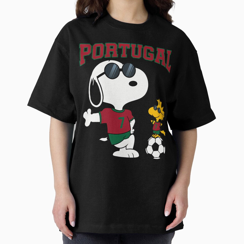 Snoopy Soccer Joe Cool Portugal Football Fan Carto by DoctorDesign99