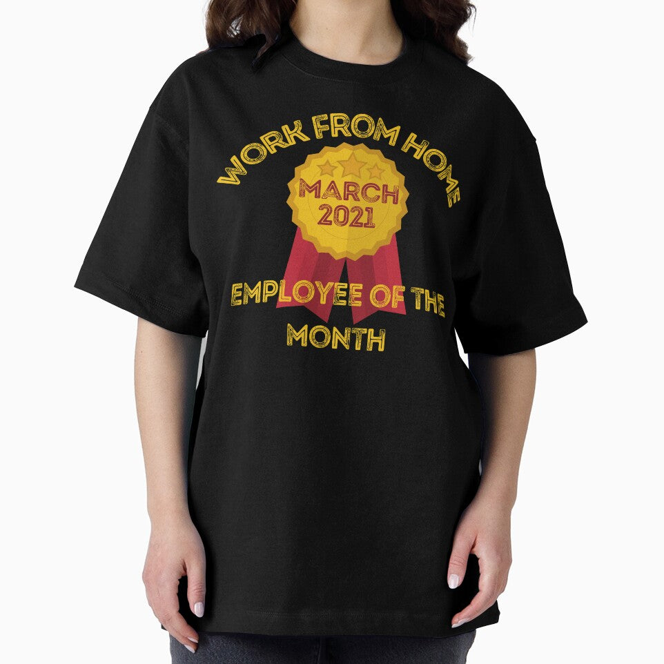 Work from home best employee of March 2021 - gift for the best employee of the month by hyggekrog T-Shirts,... (Image 2)