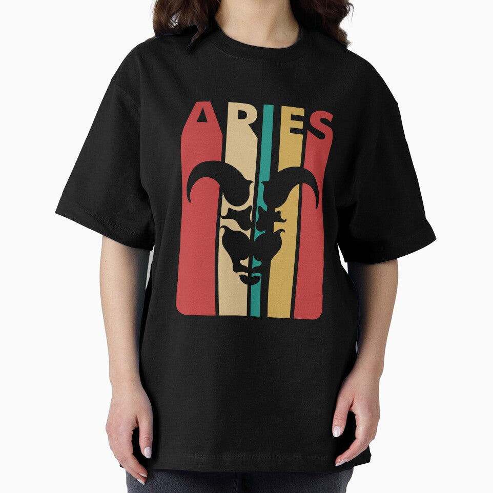 Aries Retro Symbol by Polarisofficial T-Shirts, Hoodie, Sweatshirt | BlankRebels.com (Image 2)