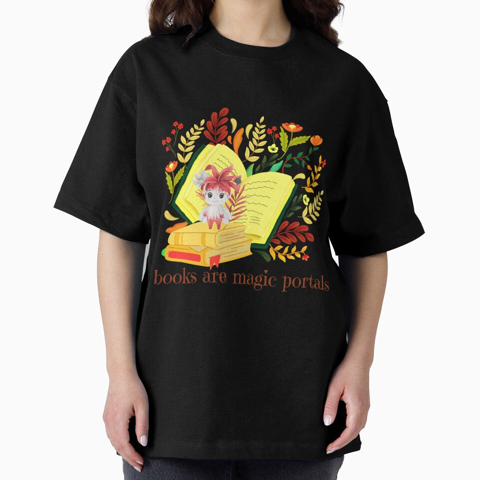 Book aesthetic,books are magic portals by ArtAngiTresors T-Shirts, Hoodie, Sweatshirt | BlankRebels.com (Image 2)