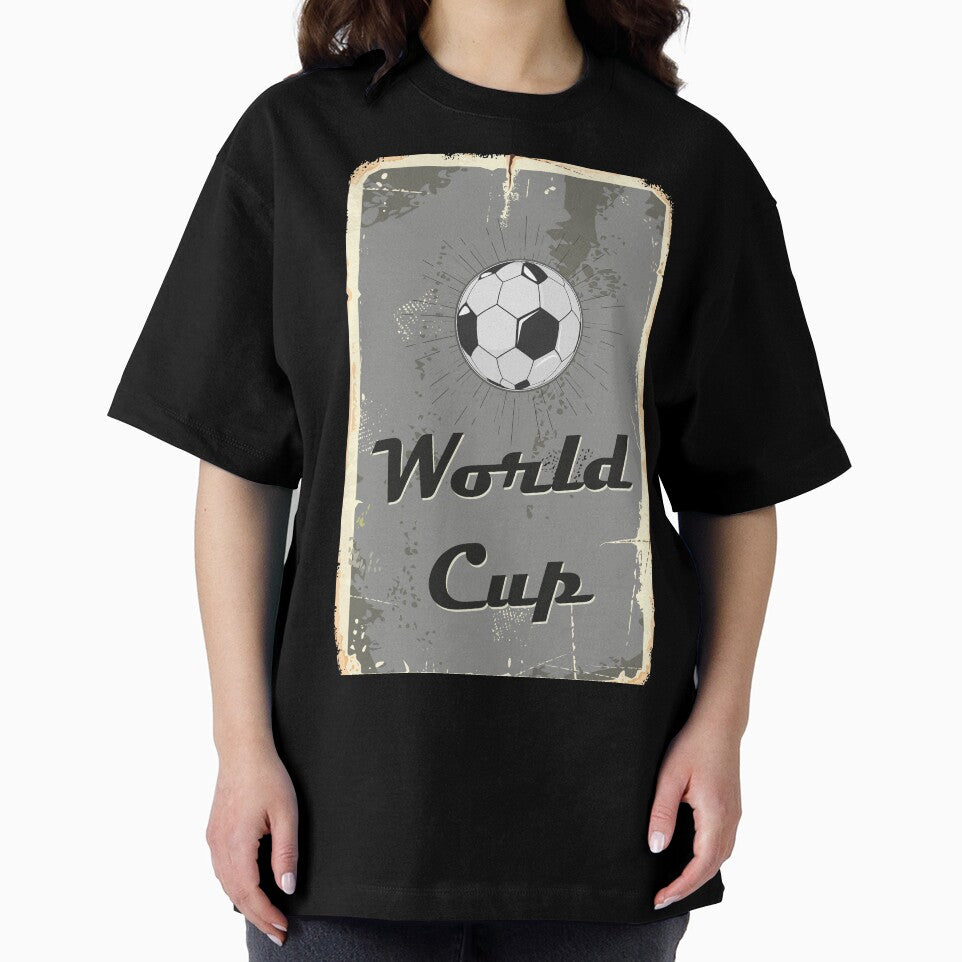 Football World Cup Vintage Distressed Style Poster Art Design by Naumovski