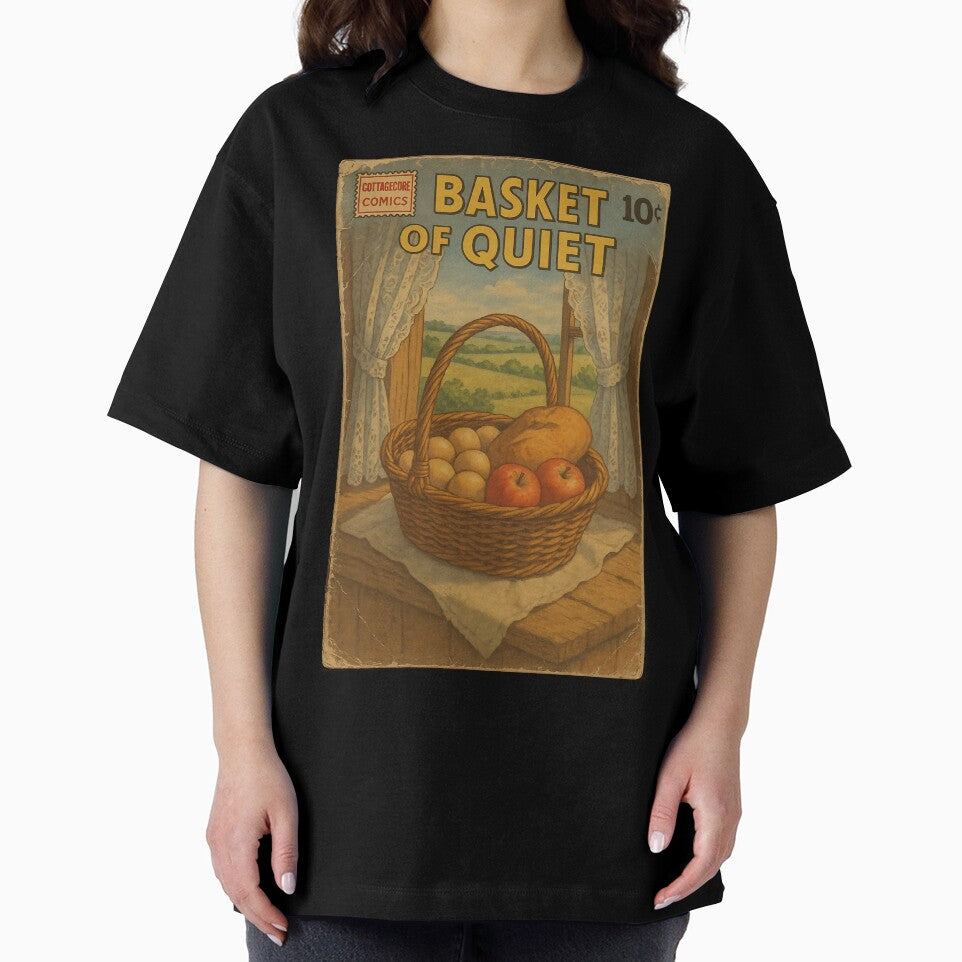 Bucolic Cottagecore: Basket of Quiet by bapupa T-Shirts, Hoodie, Sweatshirt | BlankRebels.com (Image 2)