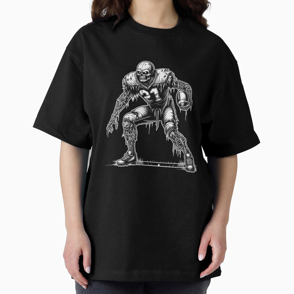 Funny American Football Zombie Halloween Football Costume by taaddison50 T-Shirts, Hoodie, Sweatshirt (Image 2)